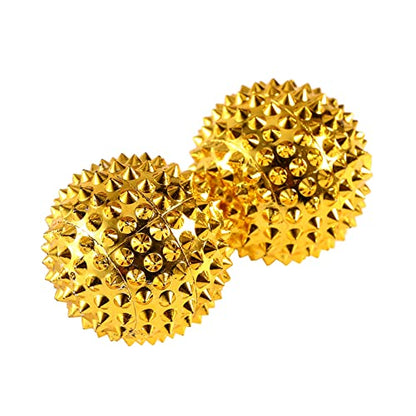 Spiky Massage Ball, 1 Pair 32mm Acupressure Ball, Hand Massage for Pain Pressure and Stress Relief