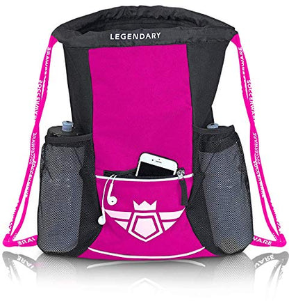 Soccerware Soccer Bag Backpack - Youth & Kids, Organize Sports Gym Equipment - Boys Girls