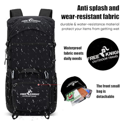 Bseash 30L Lightweight Hiking Backpack, Black | Waterproof, Outdoor Sport Travel Bag Daypack, For Cycling Climbing Skiing - color: Black