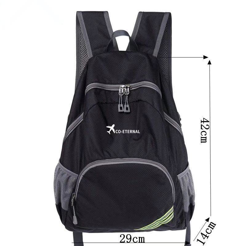 Geboldil Men's and women's waterproof backpack traveling backpack - color: Black