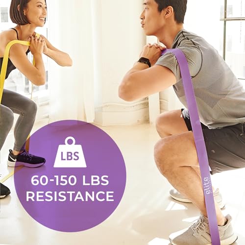 Aeromat Elite Power Band - Long Resistance Bands for Working Out, Pull Up Assistance Bands, Exercise Band, Gym Bands, Workout Bands Resistance for Men & Women - size: 60 - 150lbs