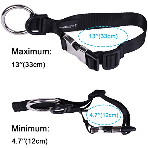 Wisdompro Jacket Gripper Strap, Add a Bag Luggage Straps Baggage Suitcase Belts Travel Accessories with Hook and D-Ring - Make Your Hands Free, Easy to Carry Your Extra Bags - Black - color: Black