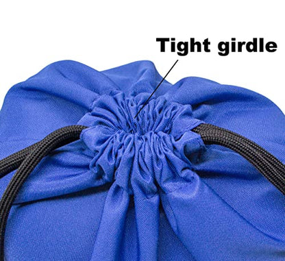 HOLYLUCK Drawstring Backpack Bag Sport Gym Sackpack - color: Blue