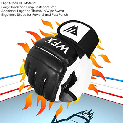 WFX Punch Bag Boxing Gloves Karate Mitts MMA Body Combat Taekwondo Training Martial Art Fighting Grappling Muay Thai TKD MMA Synthetic - size: X-Large