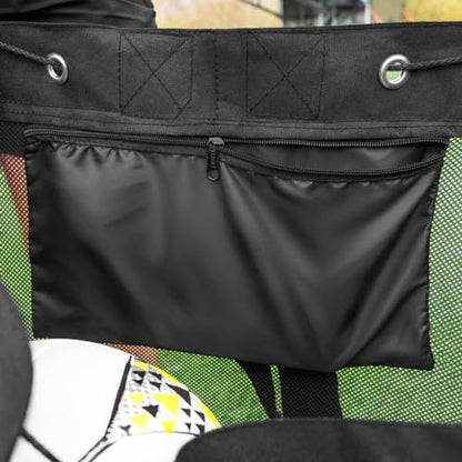 FORZA Mesh Ball Backpack | Carry & Store up to 12 Size 5 Soccer Balls with Ease - Ideal for Coaches, PE Teachers, and Players