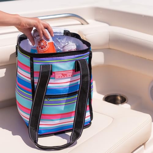 SCOUT Pleasure Chest - Soft, Lightweight, Insulated Cooler, Fits 5 Wine Bottles, Cooler for Beach, Pool, Boat, and Picnics - color: Can You Belize