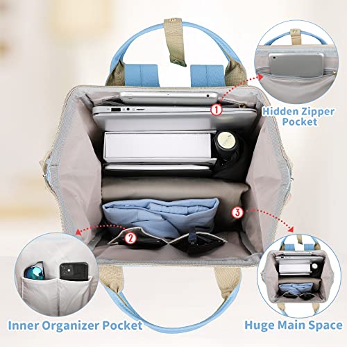 ZOMAKE 15.6 Inch Travel Laptop Backpack for Women Men - Anti Theft Water Resistant Bag Daypack - Computer Bag Business Work Cute Backpacks(Lollipop) - color: Lollipop