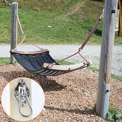 1700 lbs Capacity 2PCS 3.91in 304 Stainless Steel Pad Eye Hooks,2PCS 3.92in Snap Hooks, 8PCS Heavy Duty Screws for Hammock Hanging,Swing Hanging,Wall and Ceiling Mount,Indoor and Outdoor - style: 3.92 Inches Heavy Duty Pad Eye Hooks with Snap Hooks