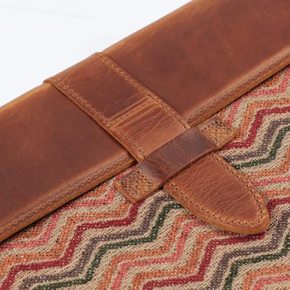 Londo Leather Sleeve Compatible with MacBook Pro 14 & Air 13-13.3 Inch (M5, M4, M3, M2, M1, Pro, Max) & iPad Pro 12.9, Premium Top Grain Leather Laptop Bag, 2020 to 2026 Models - color: Camel, size: 13-14 inches