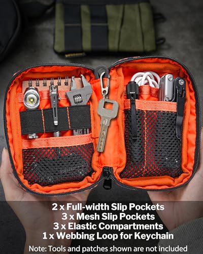 VIPERADE VE26 EDC Pouch - Small EDC Organizer for Multitools - color: Spicy Pattern