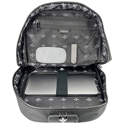 Legend Travel Laptop Back Pack with Anti Theft Combination Lock Weather Resistant Lightweight Book Bag Backpack (Gray) - color: Grey