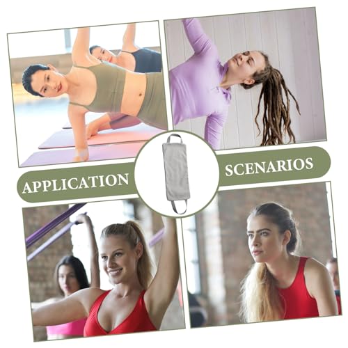 UPKOCH Canvas Arm Slimming Sandbag Weight Training Fitness Bag with Handle for Yoga and Exercise Adjustable Heavy Duty Workout Sandbag for Arm and Leg Training