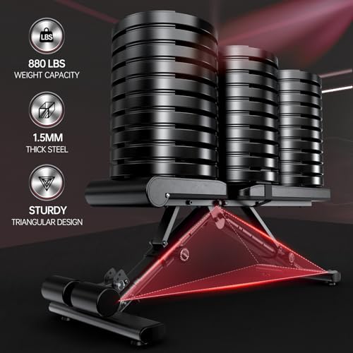 PASYOU Adjustable Weight Bench, 880 lb Capacity - Weight Bench Foldable, Incline Decline Flat Press Bench, with Lumbar Support, Compact Weight Benches for Home Gym, Suitable for Small Spaces