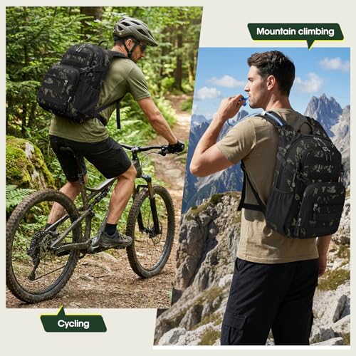 RAINSMORE Lightweight Running Hydration Backpack with 2L Water Bladder | Insulated Military Daypack Waterproof Hiking Pack Comfortable & Durable Tactical Chest Rig Men Women Cycling Vest