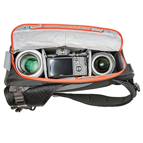 Think Tank MindShift PhotoCross 10 Sling Bag for Camera and Photo Accessories, 7.5 Liters (Carbon Grey)