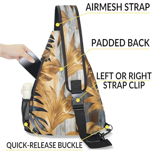 Pickleball Bag for Women Men Adjustable Crossbody Sling Backpack Hold Pickleball Paddle Water Bottle - color: Multicolor 20