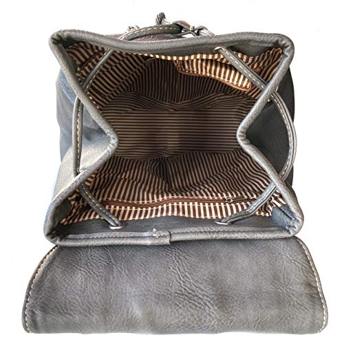 Zelris Western Country Floral Buckle Rucksack Backpack (Rustic Copper) - color: Rustic Copper