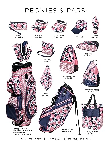 Glove It Tennis Back Pack - color: Peonies & Pars