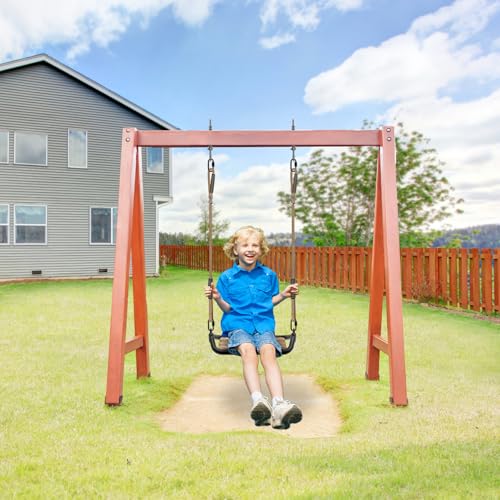 SELEWARE 2Pcs Heavy Duty Swing Hangers, 1500LB Capacity Stainless Steel Swing Set Hooks for Wood/Steel Beam, 7" x M2/5" Porch Swing Hardware for Playground Swing Hammock Chair Yoga Swing Punching Bag - color: 2 Pack Swing Hangers (7" X M2/5" Threaded Rod)