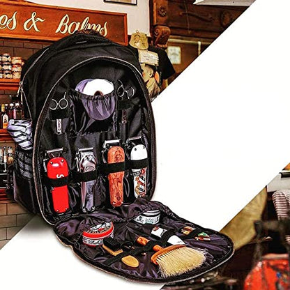 MAXPAND Travel Backpacks Bags for Barbers Large Bags for Clippers and Supplies Cases for Hairstylists