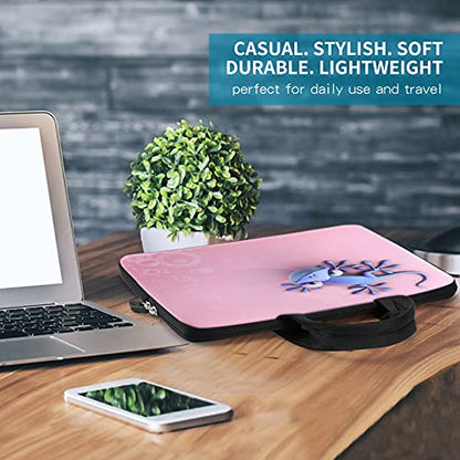 iColor 14-15.6 inch Laptop Bag Sleeve Handle Chromebook Case Holder Pouch Notebook Sleeve Neoprene Cover Soft Carrying Travel Case Cute Gecko ICB-20 - color: ICB-20