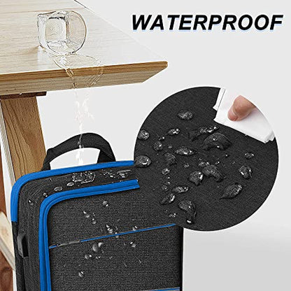 ZINZ Slim & Expandable Laptop Backpack Water Resistant Backpack Travel Backpack Compatible with MacBook Air/Pro/Neo 13-14 inch, XPS 13/14, Surface 13.5" and Most 13-14 Notebooks，B01BL01 - color: B01bl01, size: 13"-14"