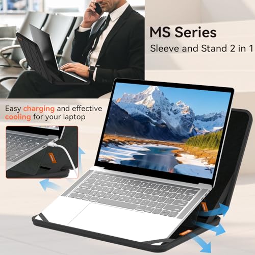 Smatree MS20T Hard Protective 13.3 inch Laptop Sleeve Case Compatible for Lenovo Chromebook Duet 5, Waterproof and Anti-Shock Case - color: Black, size: 13.3 inch/MS20T/Size: 32*20.3cm