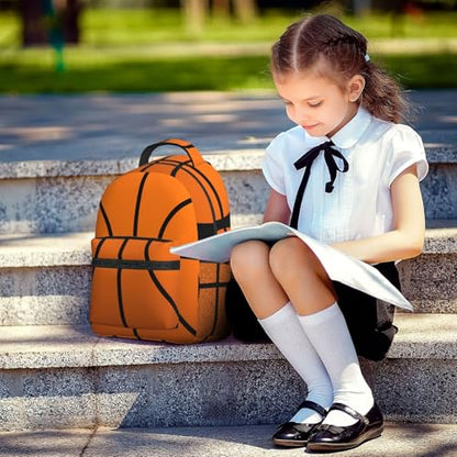 Basketball Laptop Backpacks With Smooth Zippers,Ergonomic Shoulder Straps,16.5â€ Travel Backpack For Adult