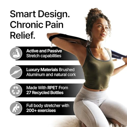 CastleFlexx Mobility and Full Body Strengthening Device - color: Black, size: Standard 5'0 - 5'8