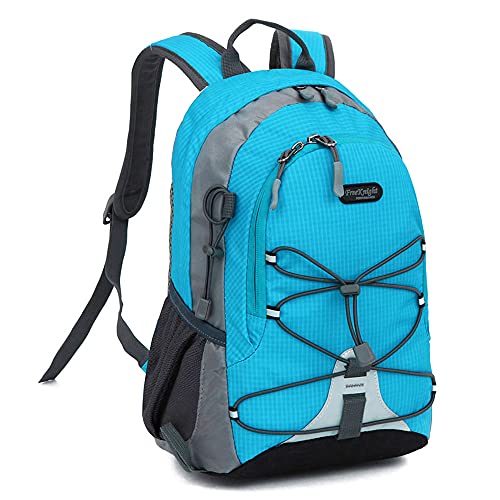 Bseash 10L Small Hiking Backpack for Kids Ages 3-6 Girls Boys Under 4 feet - color: Light Blue
