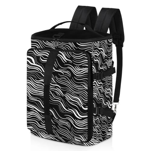 Gym Backpack, Water Resistant Carry-On Bag with Padded Shoulder Straps