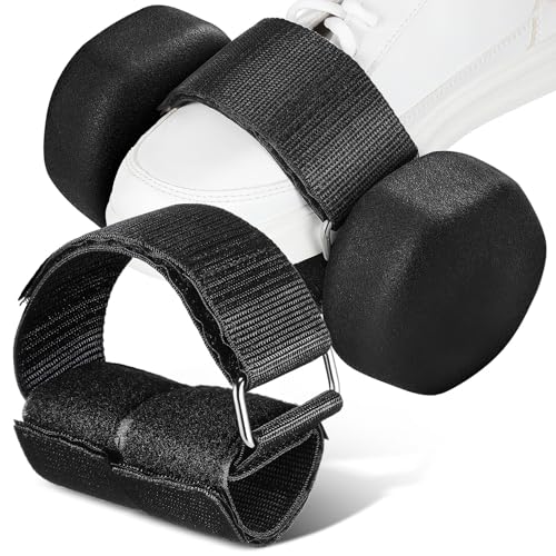 BESPORTBLE Feet Dumbbell Attachment 1 Pair Adjustable Ankle Weights Strap for Leg Extensions Hamstring Curls Hip Flexor Glute Kickbacks Home Gym Workout Gear