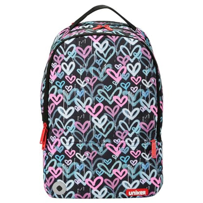 Graffiti Backpack, Designer Laptop Backpack for 15.6 Inch Work,Water Resistant Backpack Computer Bag,HeartBeat‌ - color: Heartbeat‌