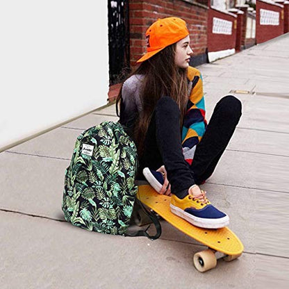 XEYOU Drawstring Sports Backpack Lightweight Gym Yoga Sackpack Shoulder Rucksack Casual Outdoor Daypack for Women and Men | Lightweight - color: Banana Leaf