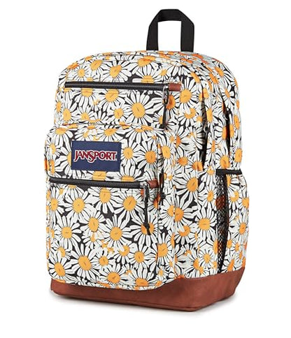 JanSport Cool Backpack with 15-inch Laptop Sleeve, Large Computer Bag Rucksack with 2 Compartments, Ergonomic Straps, Daisy Dreamscape - color: Daisy Dreamscape