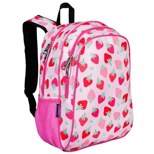 Wildkin 15 Inch Backpack for Kids, Strawberry - color: Strawberry Patch