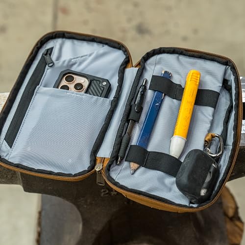 Carhartt 600-Denier Tool Organizer, Durable Water-Resistant, Soft Organizer (Carhartt Brown) - color: Soft Organizer (Carhartt Brown)