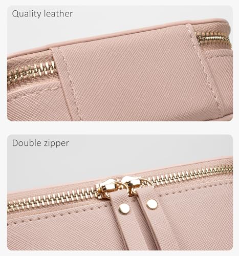 LETGO Clear Makeup Bags Small, TSA Approved Toiletry Bag with Zipper, Mini Clear Beach Makeup Pouch Purse Organizer Fit Carry-on Travel Essentials,Small Cosmetic Bags for Car Storage (Mini-Nude) - color: 0-Mini-Nude