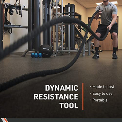 Body Sport Training Rope – Thick Battle Rope for Home or Gym Use, Long Durable Workout Rope – Made with Super-Strong Poly-Twine – Stands Up to Repeated Use Indoors & Outdoors - size: 2 in. Diameter x 15 ft. Length
