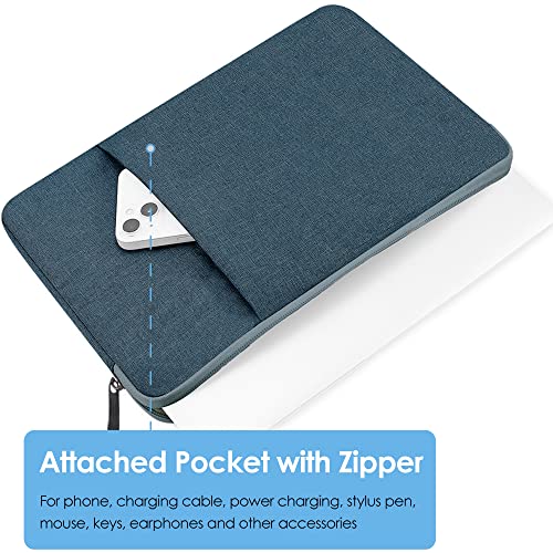 ProElife 15-Inch Laptop Sleeve Case for 2025-2023 MacBook Air 15 inch with M4 M3 M2 Accessory Traveling Carrying Case Water-resistant Bag Cover for MacBook Air 15'' 2025 2024 2023 M4 M3 M2 (Navy Blue) - color: Navy Blue