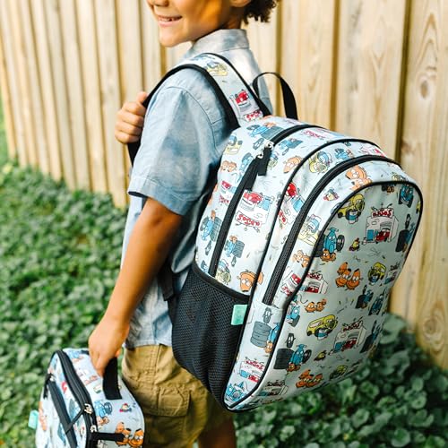 Wildkin Jo's Garage 15 Inch Backpack - color: Blue
