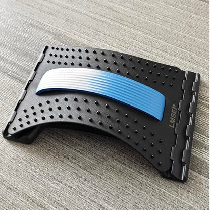 LMSEP Back Stretcher for Lower Back Pain Relief, Multi Level Back Cracker Board for Herniated Disc, Scoliosis, Spine Decompression, Back Cracking Device, Upper and Lower Back Stretcher