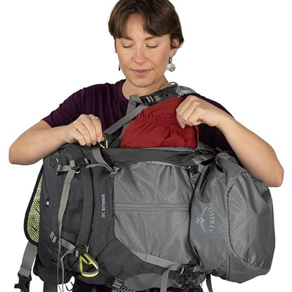 Osprey Sirrus 36L Women's Hiking Backpack - Lightweight Backpacking Pack with Waterproof Raincover - Camping Bag, Purple Dusk - color: Purple Dusk, size: 36L