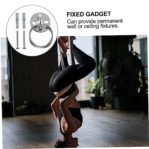 Happyyami Wall Mount Suspension Bracket Fixed Disk for Suspension Trainers Gymnastic Rings and Yoga Swings Easy