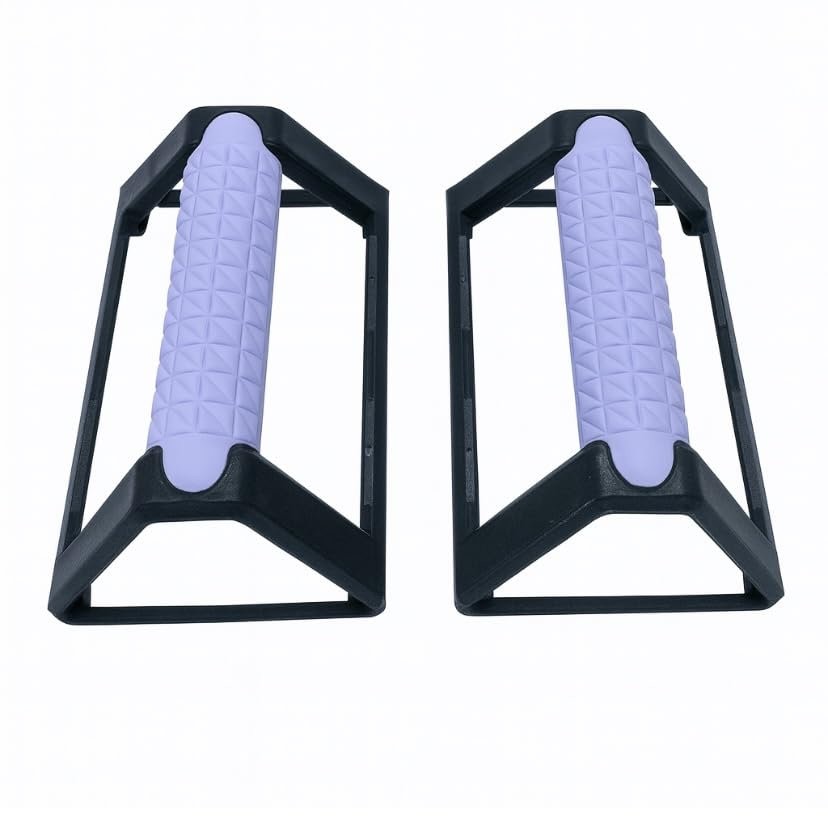 Summit Grips Premium Push-Up Handles for Strength Training, Stackable, Wrist-Friendly, Ergonomic Grip for Home Gym Workouts - color: Periwinkle