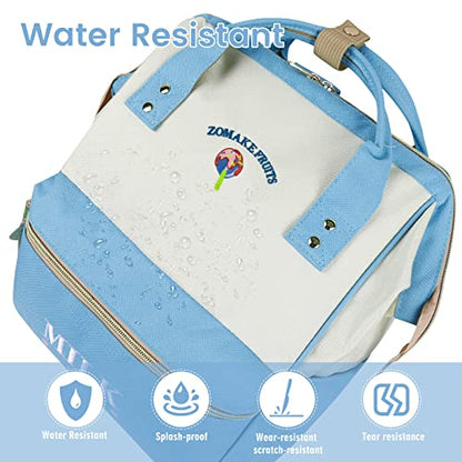 ZOMAKE 15.6 Inch Travel Laptop Backpack for Women Men - Anti Theft Water Resistant Bag Daypack - Computer Bag Business Work Cute Backpacks(Lollipop) - color: Lollipop