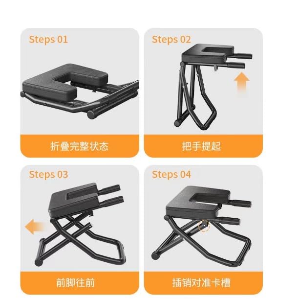 Yoga Headstand Bench, Headstand Chair Bench Stand Inversion Stool Fitness Inversion Exercise Tool, Multi-Functional Foldable Strength Training Inversion Equipment for Relaxation and Strength