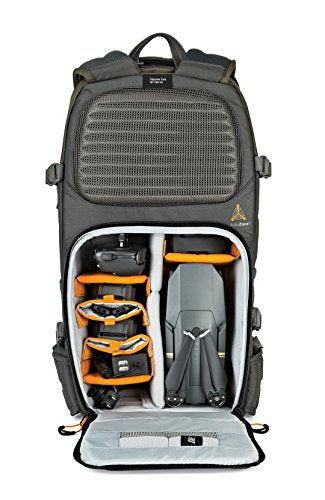 Lowepro LP37015-PWW, Flipside Trek BP 350 AW Backpack for Camera, Stores DSLR with Lens Attached, Extra Lenses, Tripod, 10 Inch Tablet Grey/Dark Green - size: BP 350