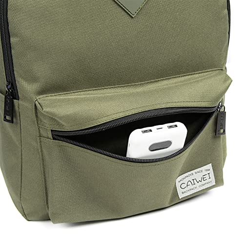 CAIWEI US Army Camo Children's backpack (Army green) - color: Army Green