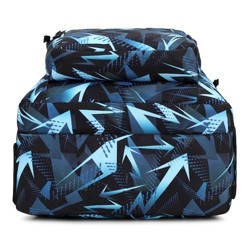 abshoo Classical Basic Geometry Mens School Backpack For College Teen Boys Water Resistant Bookbag (Geometry Black B) - color: Geometry Black B, size: 16.5 Inc